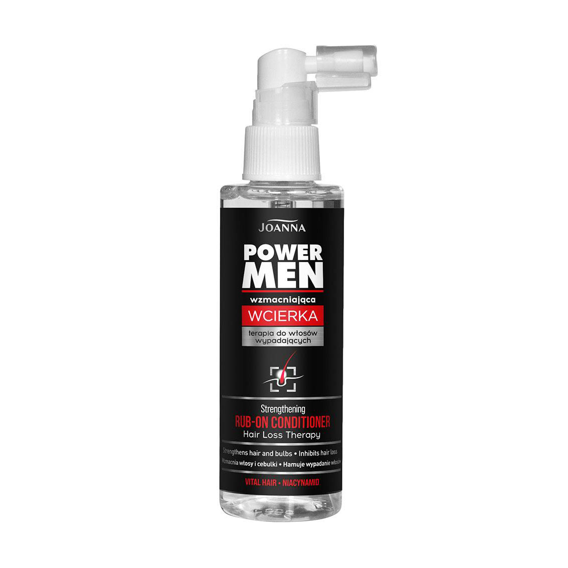 Лосьйон Joanna Power Men Strengthening Rub-On Conditioner Hair Loss Therapy проти випадіння волосся, 100 мл