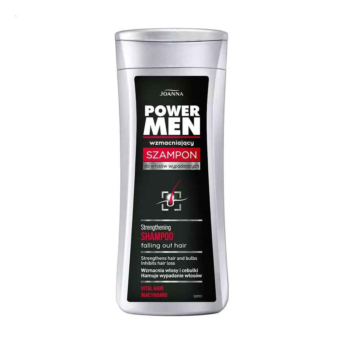 Шампунь Joanna Power Men Strengthening Shampoo Falling Out Hair проти випадіння волосся, 200 мл